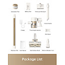 Dreame - R10 - Vit med LED belysning & 60 min drift