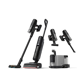 Dammsugare Dreame - H15 Mix - Våt och torrdammsugare, Svart med  automatiskt doserar rengöringsmedel