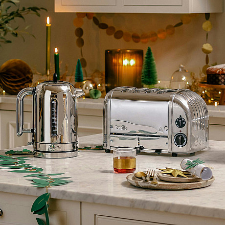 Dualit - Classic Rostfri - Brödrost 2 skivor + Vattenkokare 1,7 L