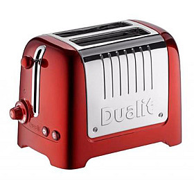 Dualit - Röd - Lite 2 skivor & Robust konstruktion