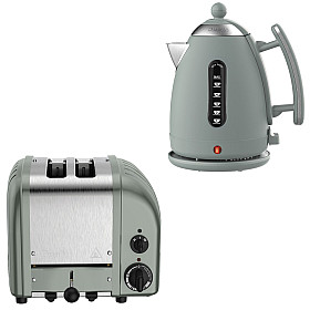 Paket Dualit - Classic Grön - Brödrost 2 skivor + Vattenkokare 1,5 L