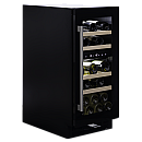 Dunavox - FLOW 32D - Dubbel zon, 32 flaskor, Svart