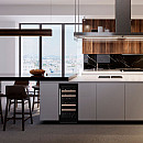 Dunavox - FLOW 32D - Dubbel zon, 32 flaskor, Svart