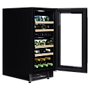 Dunavox - FLOW 32D - Dubbel zon, 32 flaskor, Rostfri Dunavox - FLOW 32D - Dubbel zon, 32 flaskor, Rostfri