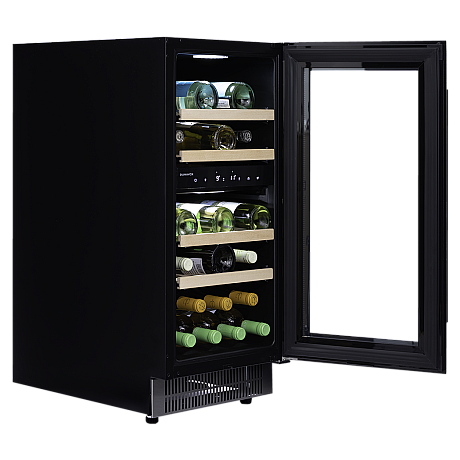 Dunavox - FLOW 32D - Dubbel zon, 32 flaskor, Rostfri