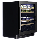 Dunavox - FLOW 39 - Dubbel zon, 39 flaskor, Rostfri