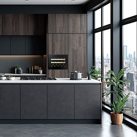 Dunavox - NOBLE 19 - Push2Open, 19 flaskor, Svart