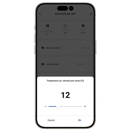 Dunavox - NOBLE 25 - Svart, Dubbel zon, Wifi, LED