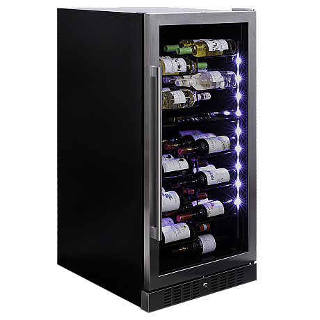 Dunavox - SERA 58 - För Champagne, Dubbel zon, 58 flaskor, Rostfri