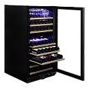 Dunavox - GRANDE 94 - Dubbel zon, 94 flaskor, Teleskophyllor