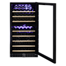 Dunavox - GRANDE 94 - Dubbel zon, 94 flaskor, Teleskophyllor