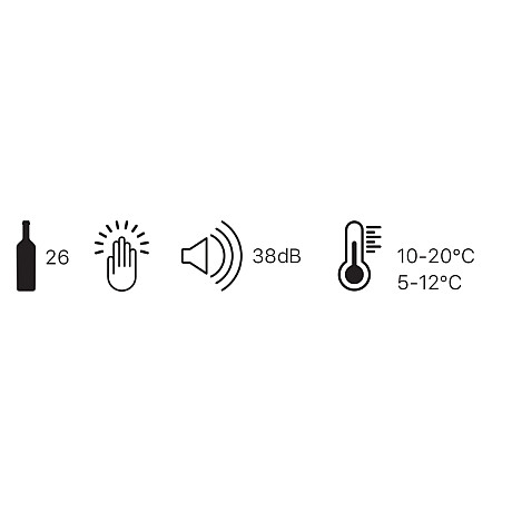 Dunavox - BALANCE 26 - Dubbel zon, LED, Tyst drift