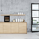 Dunavox - HOME 16 - Enkeldzon, 15 flaskor, Blå LED