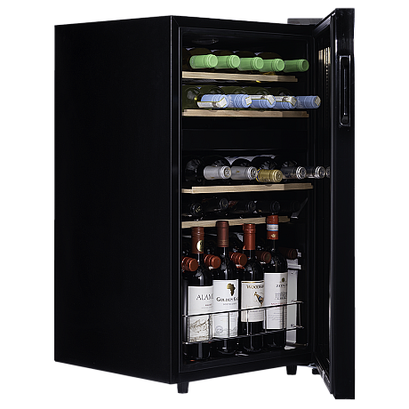 Dunavox - HOME 30 - Dubbel zon, 29 flaskor, Svart