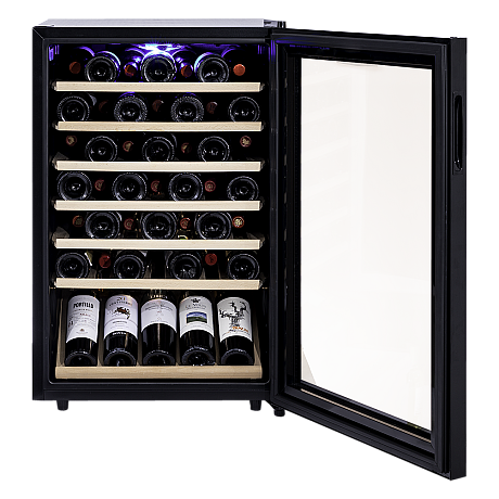 Dunavox - HOME 48 - Enkelzon, 48 flaskor, Svart