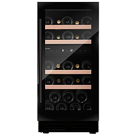 Dunavox - FLOW 32D - Dubbel zon, 32 flaskor, Svart Dunavox - FLOW 32D - Dubbel zon, 32 flaskor, Svart