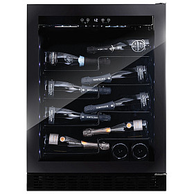 Dunavox - SERA 40 - För Champagne, Enkeldzon, 40 flaskor, Svart Dunavox - SERA 40 - För Champagne, Enkeldzon, 40 flaskor, Svart