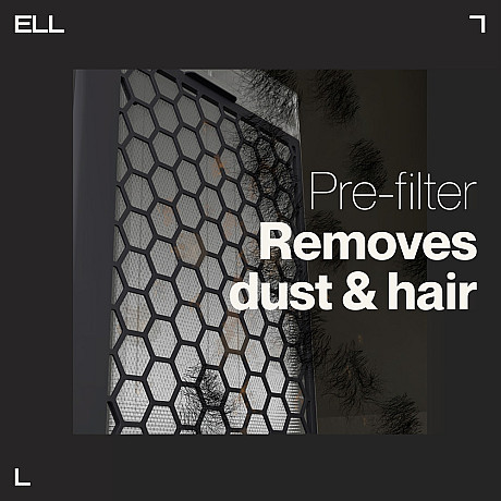 ELL - Pury Dark Purifier Luftrenare med luftfuktare