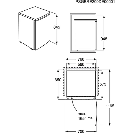 Electrolux - LYB1AE8W0 - LowFrost tekniken