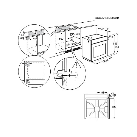 Electrolux - COPP22B - SteamBake & stektermometer