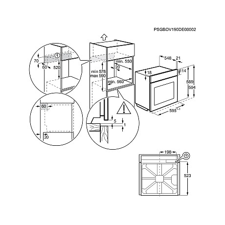 Electrolux - COPP22B - SteamBake & stektermometer