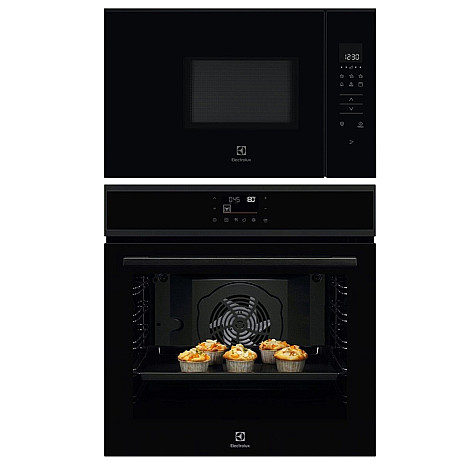 Electrolux - COPP22B-KMFD172NB - SteamBake ugn & 37.1 cm höjd mikro
