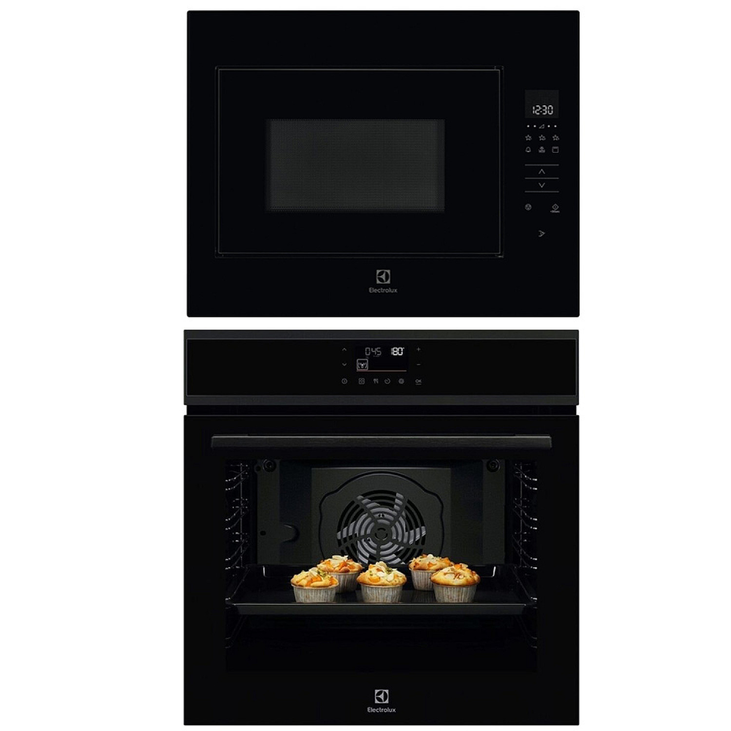 Electrolux ugn och mikro copp22b-kmfd264nb - steambake ugn & 45.9 cm h&ouml;jd mikro