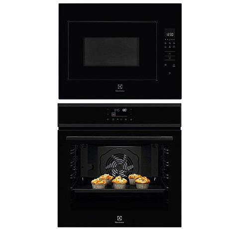 Electrolux - COPP22B-KMFD264NB - SteamBake ugn & 45.9 cm höjd mikro
