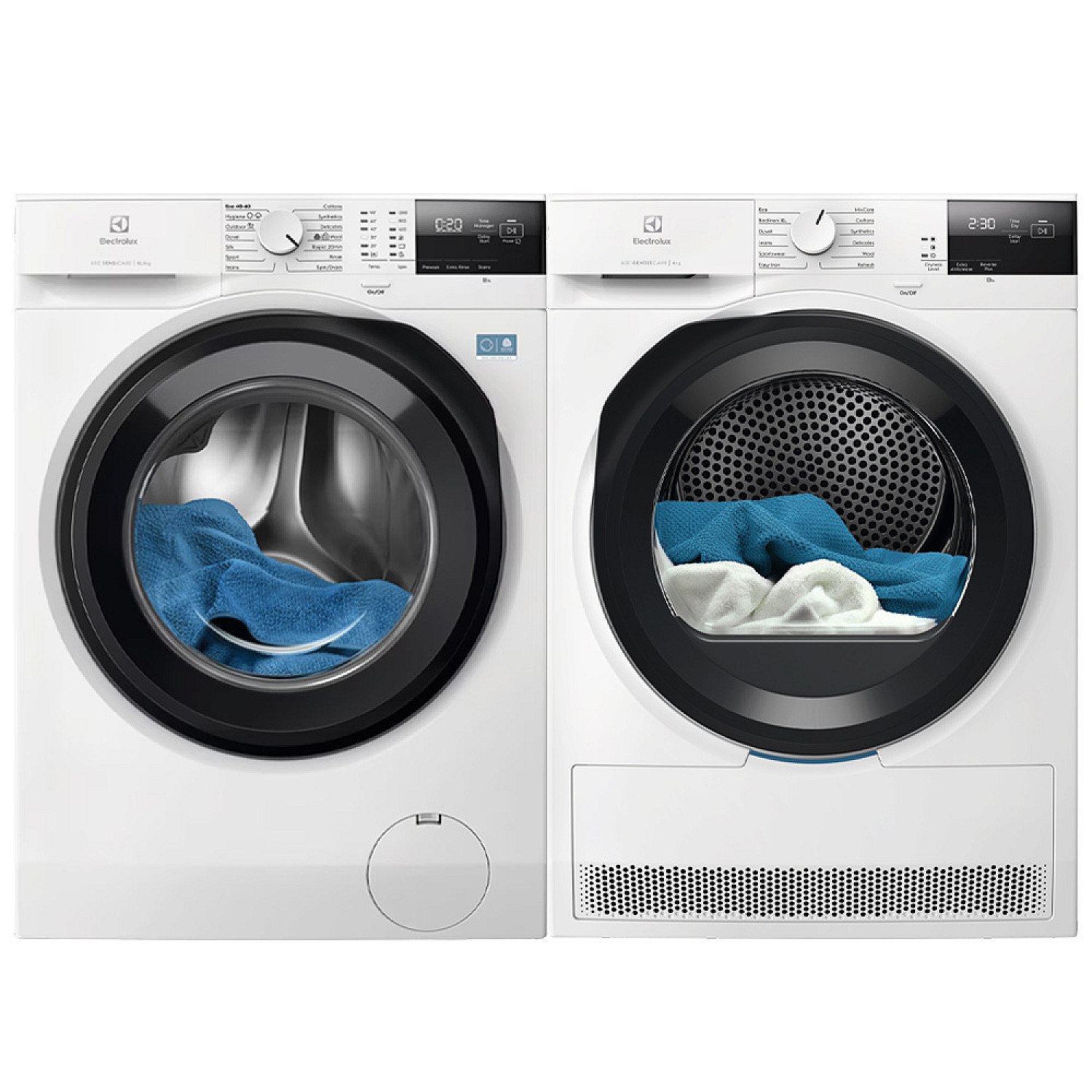 Electrolux paket tv&auml;ttmaskin och torktumlare efi622vx4v-edi622v85v