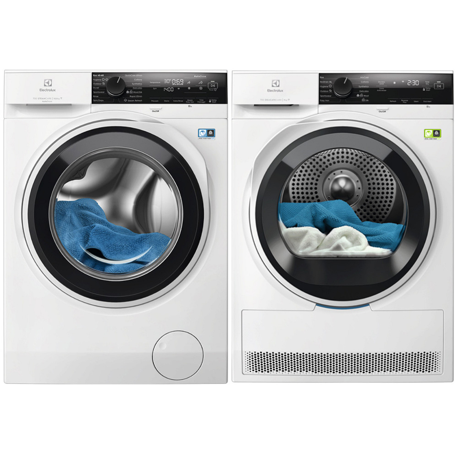 Electrolux paket tv&auml;ttmaskin och torktumlare efi743vx4q &nbsp;- edi743v95v