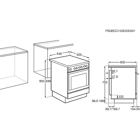 Electrolux - EKC4011AOW 230v