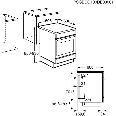Electrolux - EKC4011AOW 230v
