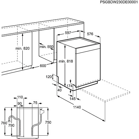 Electrolux - ESS48305UX - SatelliteClean & ExtraHygiene