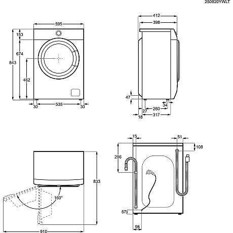Electrolux - EW6S5426E6 - Slim 38cm
