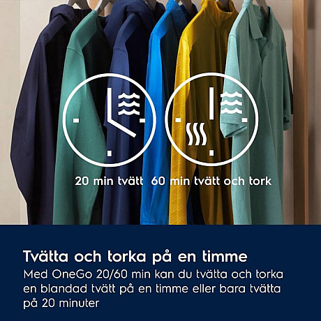 Electrolux - EWT797OX6G - Grå, SteamRefresh & AI Wash&Dry Assist