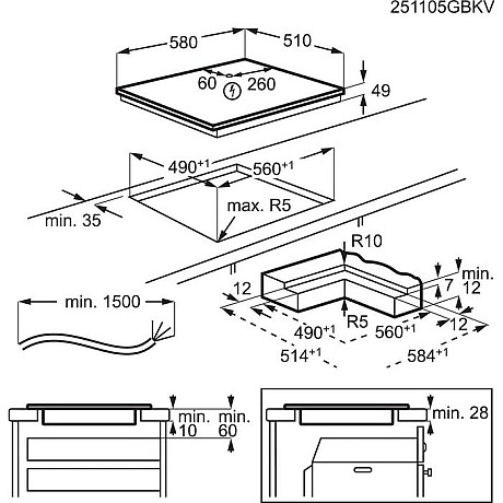 Electrolux - HOB660BSC