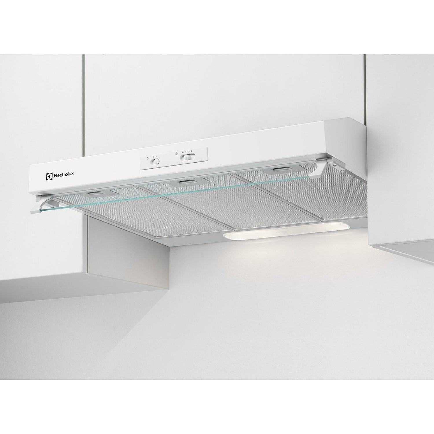 Electrolux underbyggnadsfläkt lfu327w fläkt 70 cm led belysning