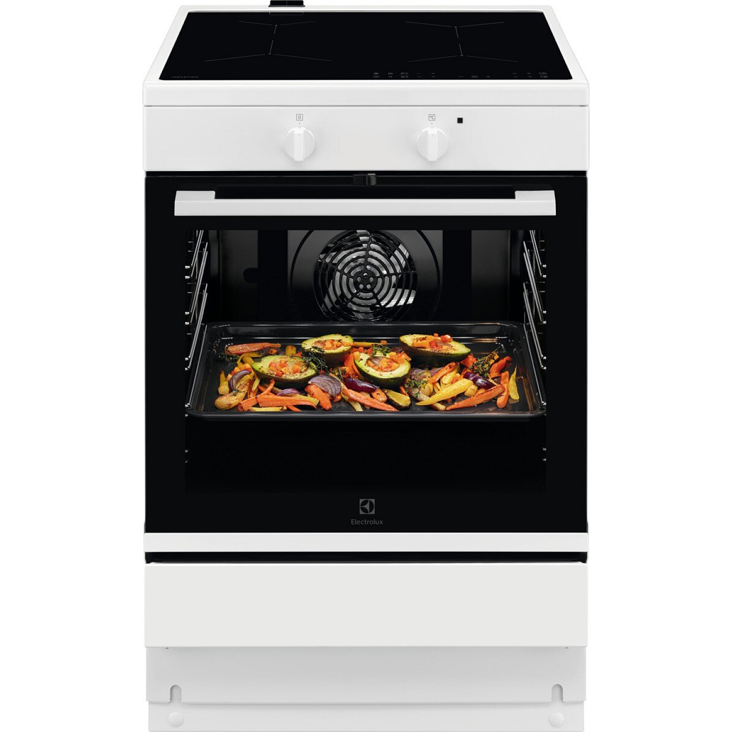 Electrolux induktionsspis lki64001nw - varmluft & snabbgrill