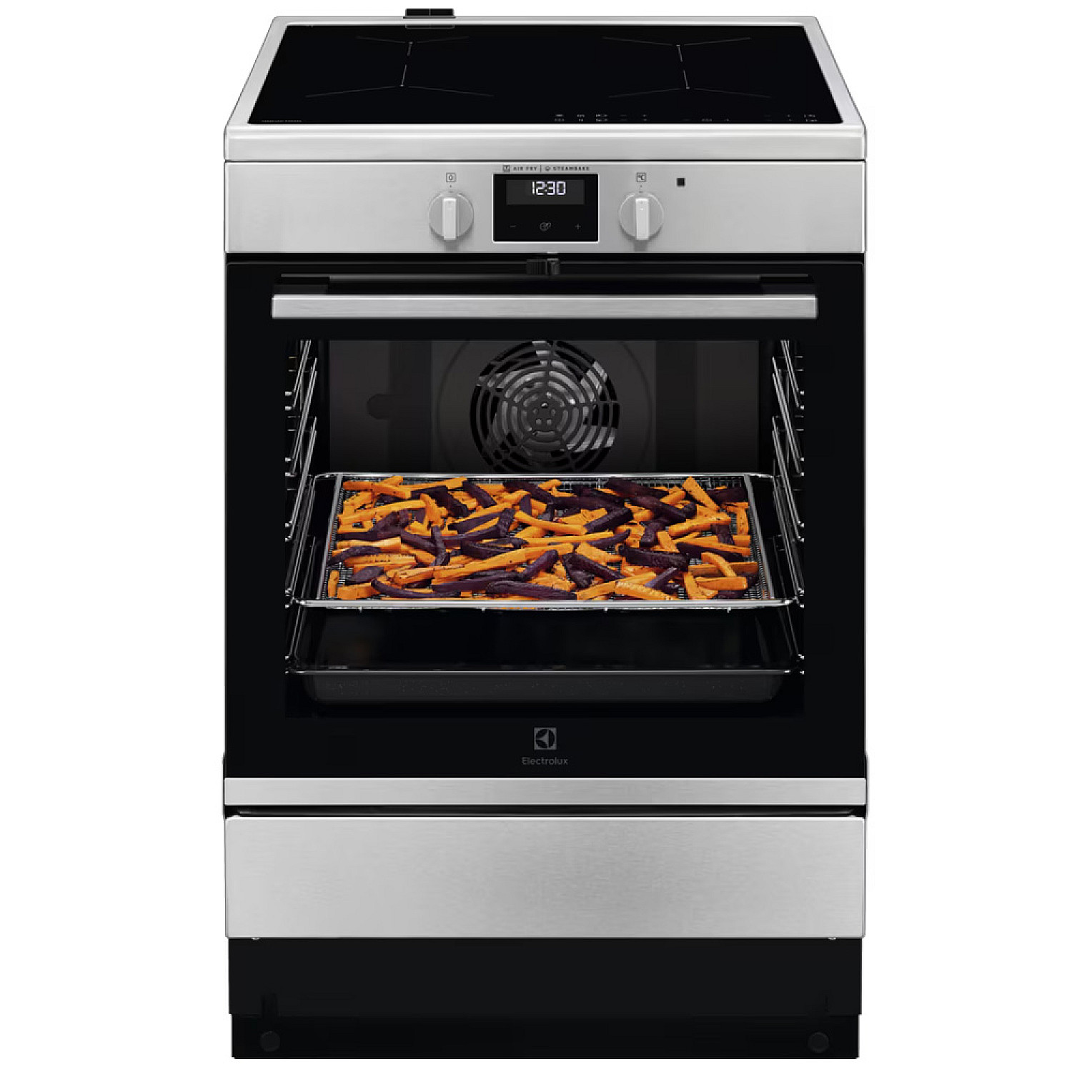 Electrolux induktionsspis lki66440nx - steambake-funktion & hob2hood
