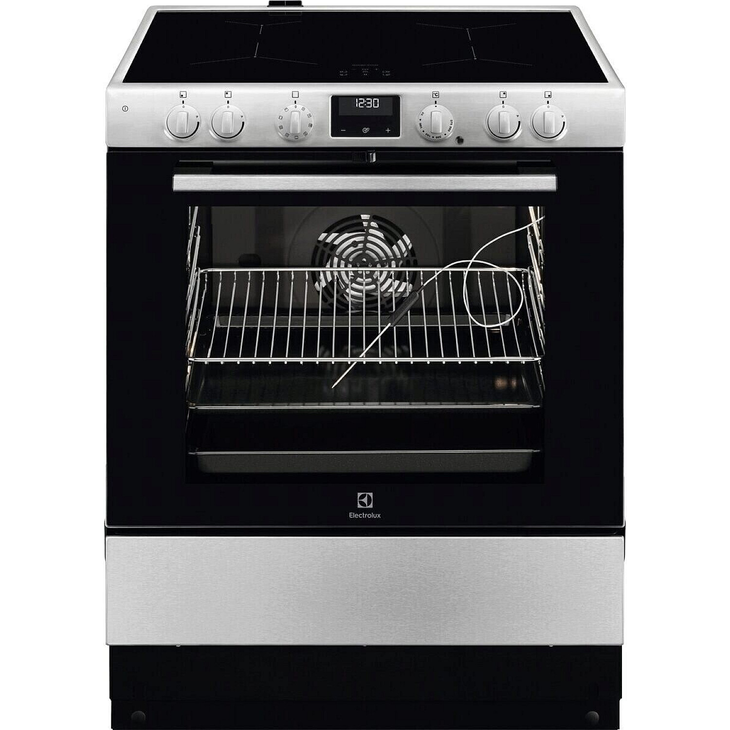 Electrolux induktionsspis lki74440sx - hällkontroll med vred