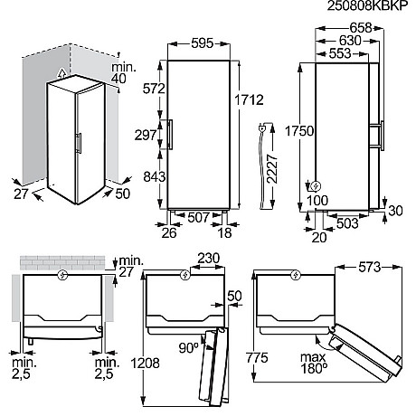 Electrolux - LRC4DE3W1R-LUC4NE2W1 - DynamicAir & NoFrost