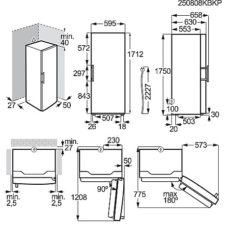 Electrolux - LUC4NE2X1 -  NoFrost 175 cm