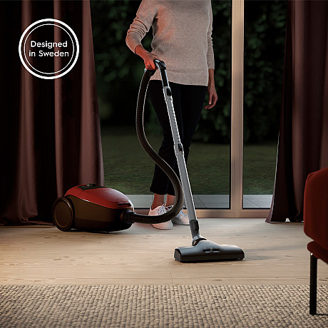 Electrolux - PD82-4CR Pure D8 - Röd med påse & E12 hygienfilter