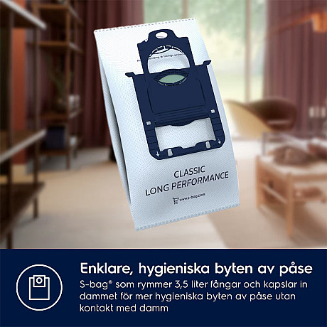 Electrolux - PD82-4MB - Tyst dammsugare med SmartMode och HEPA-filter