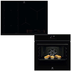 Ugn och häll Electrolux - COPP22B-HOX760MF - SteamBake ugn & Flex Bridge 71 cm häll