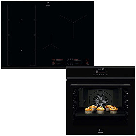 Ugn och häll Electrolux - COPP22B-HOX860MF - SteamBake ugn & Flex Bridge 78 cm häll