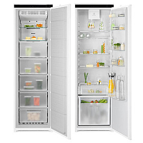 Paket kyl och frys Electrolux - ERA7DD18S-EUA7NE18S - Integrerad för glidskenor dörrmontering Paket kyl och frys Electrolux - ERA7DD18S-EUA7NE18S - Integrerad för glidskenor dörrmontering