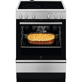 Glaskeramikspis Electrolux - LKR64004NX - Rostfri, 500 SurroundCook med Varmluft Glaskeramikspis Electrolux - LKR64004NX - Rostfri, 500 SurroundCook med Varmluft