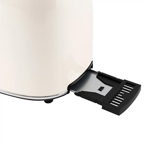 Emerio - Creme Retro, med Upptiningsfunktion