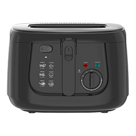 Fritös Emerio - DF-109033.2 - Svart, Non stick-beläggning